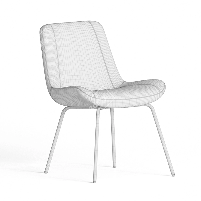 Artos Contemporary Dining Chair 3D model image 4