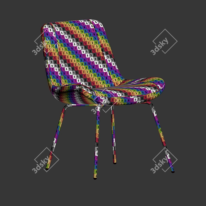 Artos Contemporary Dining Chair 3D model image 5