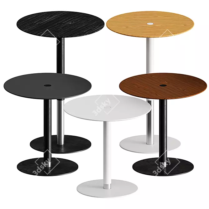 Adjustable PTB Table: Minimalistic and Functional 3D model image 4