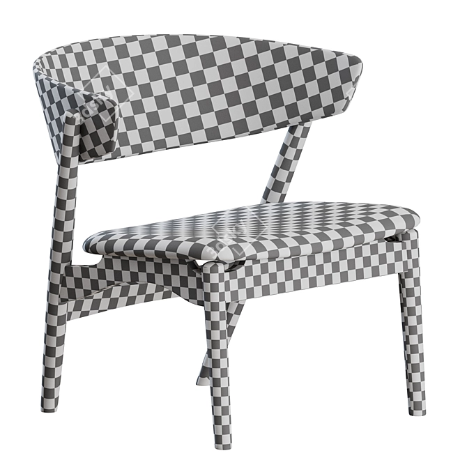 Sibast No 7 Lounge Chair: Timeless Elegance for Ultimate Comfort 3D model image 3