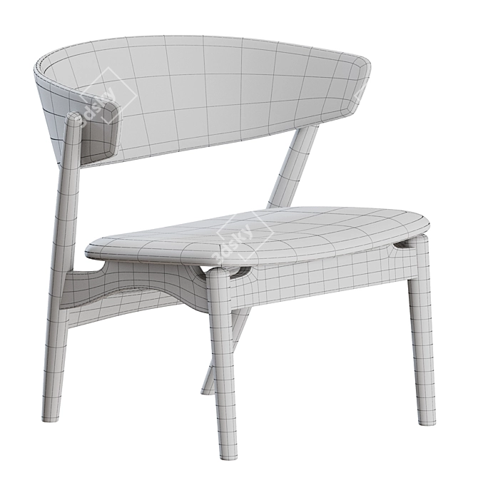 Sibast No 7 Lounge Chair: Timeless Elegance for Ultimate Comfort 3D model image 4