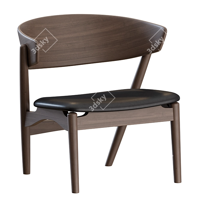 Sibast No 7 Lounge Chair: Timeless Elegance for Ultimate Comfort 3D model image 5