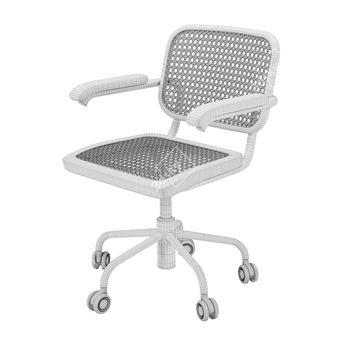 Modern Thonet S64 VDR Chair 3D model image 6