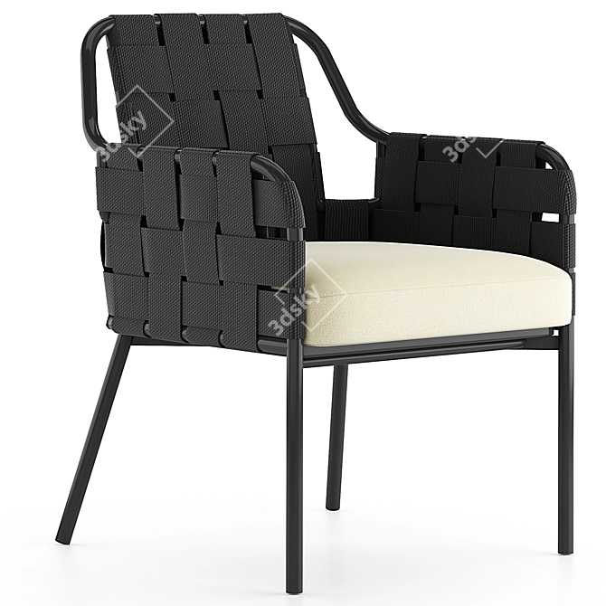 Contemporary OBI Varaschin Armchair 3D model image 1