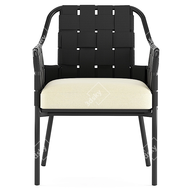 Contemporary OBI Varaschin Armchair 3D model image 3