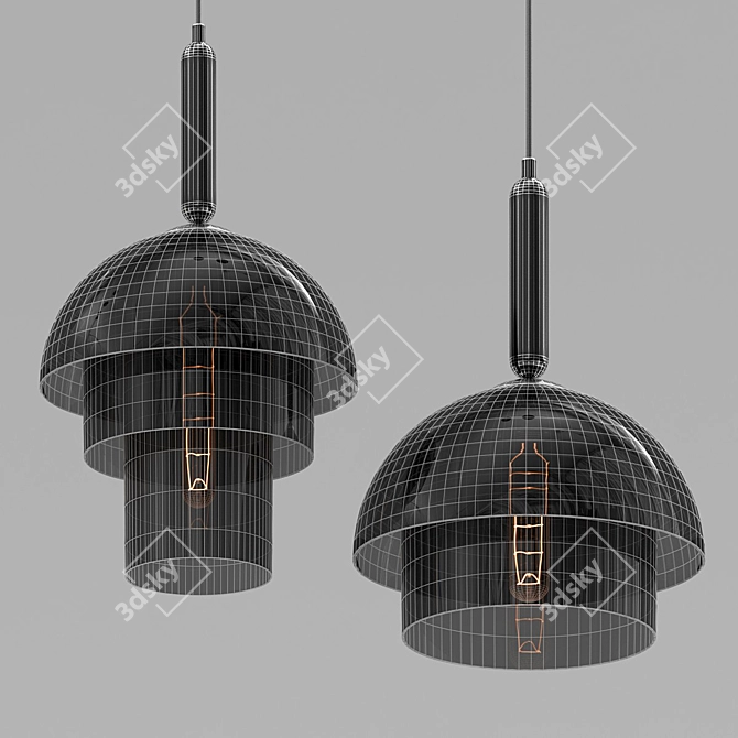 Elegant JOLLY Pendant Lamp 3D model image 4