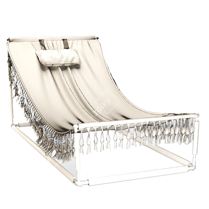 2015 Deck Chair - Elegant Outdoor Furniture 3D model image 6