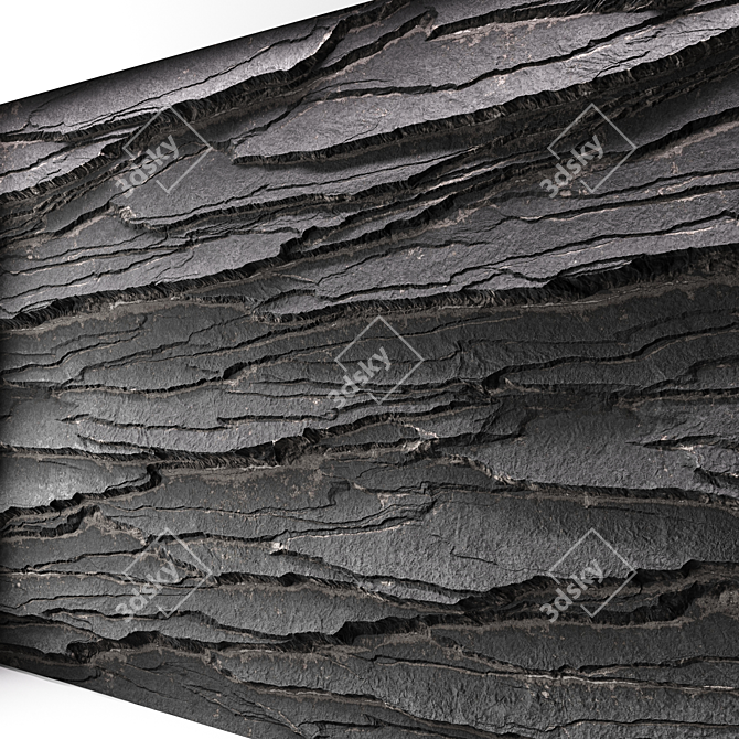 Seamless Rock Cliff Texture 3D model image 3