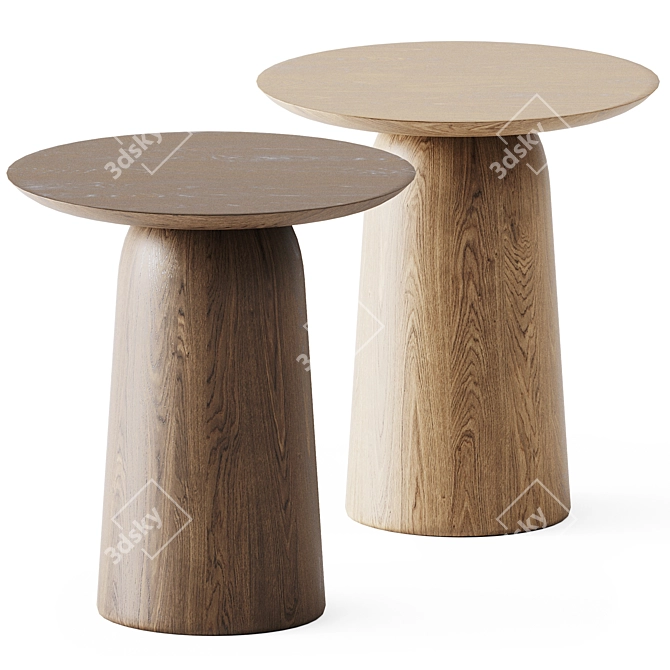 Dunes Coffee Table: Stylish and Modern 3D model image 1