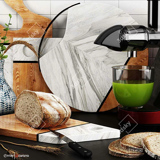 Ultimate Kitchen Accessories Set 3D model image 3