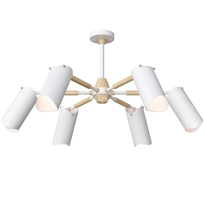 Modern Elegance: Valko Lighting Fixture 3D model image 2