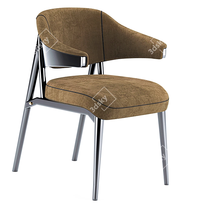 Modern Armchair: 2015 Edition 3D model image 1