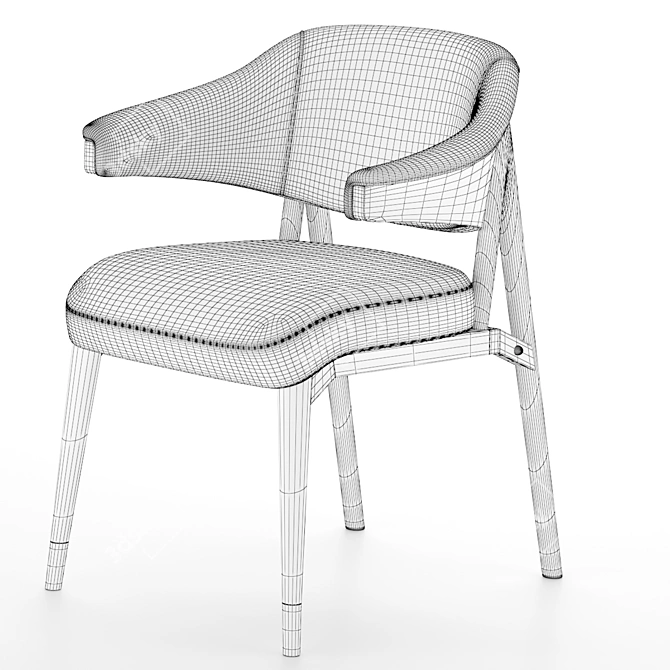 Modern Armchair: 2015 Edition 3D model image 3