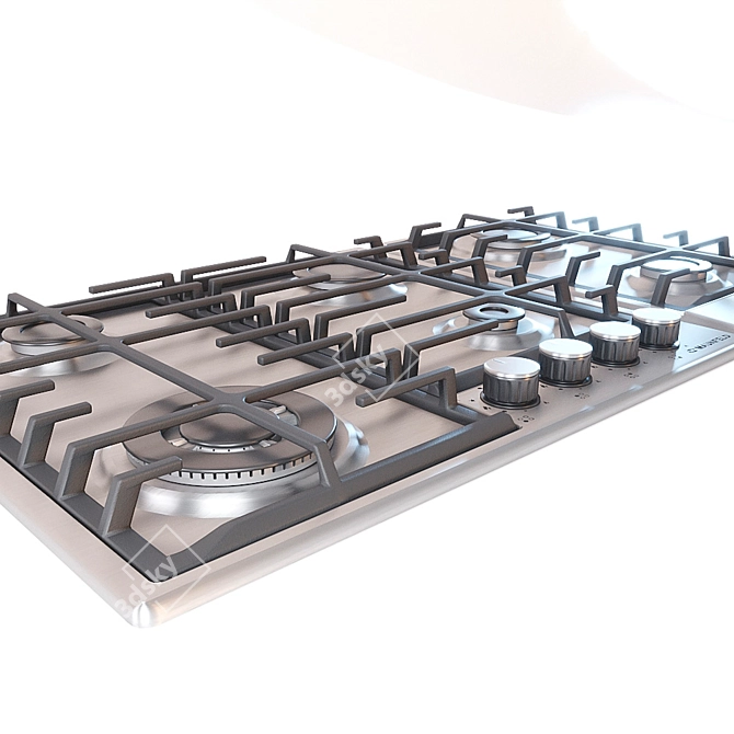 Maunfeld Gas Hob Set: Stylish and Efficient 3D model image 2