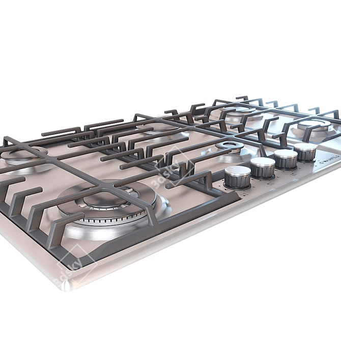 Maunfeld Gas Hob Set: Stylish and Efficient 3D model image 6