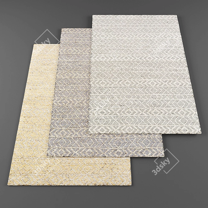 High-Res Rugs | Pack of 6 | Texture Archive 3D model image 1