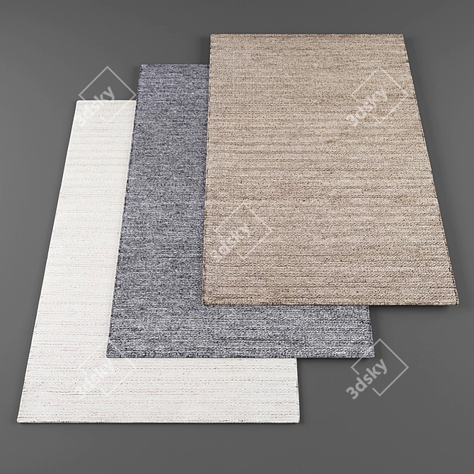 High Resolution Carpets - Set of 4 - Texture Bundle 3D model image 1