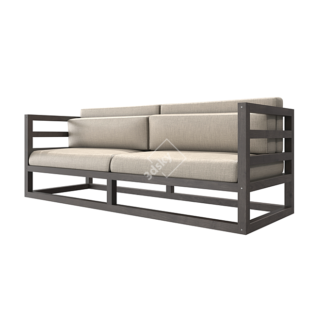 Modern Minimalist Magnus Sofa 3D model image 1