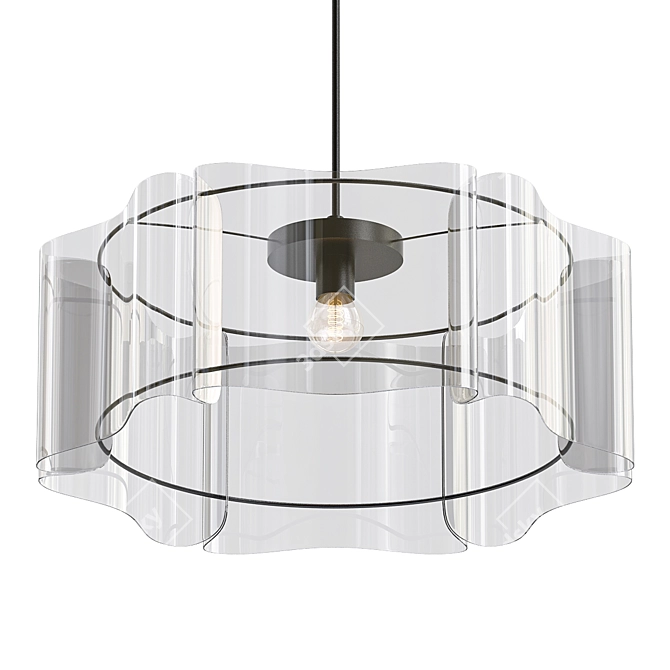 Elegant Paulina Pendant Light 3D model image 1