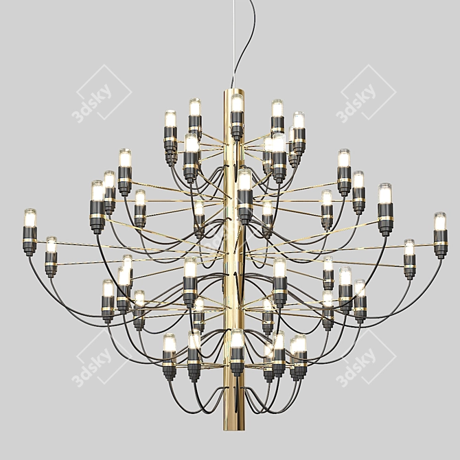 Timeless Elegance: Flos 2097-50 Chandelier 3D model image 1