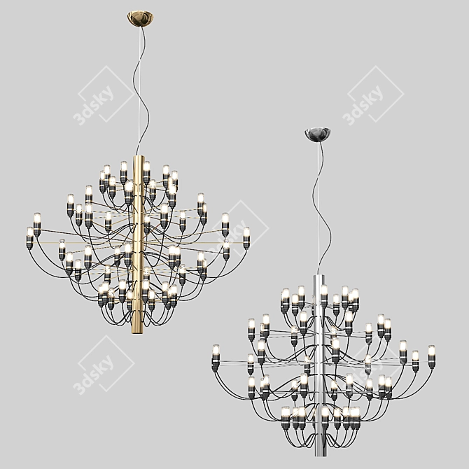 Timeless Elegance: Flos 2097-50 Chandelier 3D model image 3