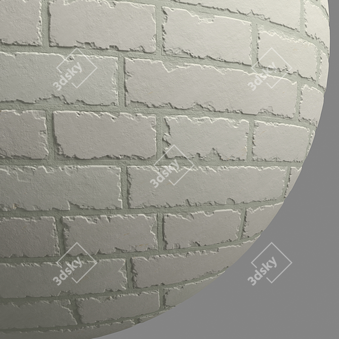 Artisan Brick Tiles - Modern 4K PBR 3D model image 5