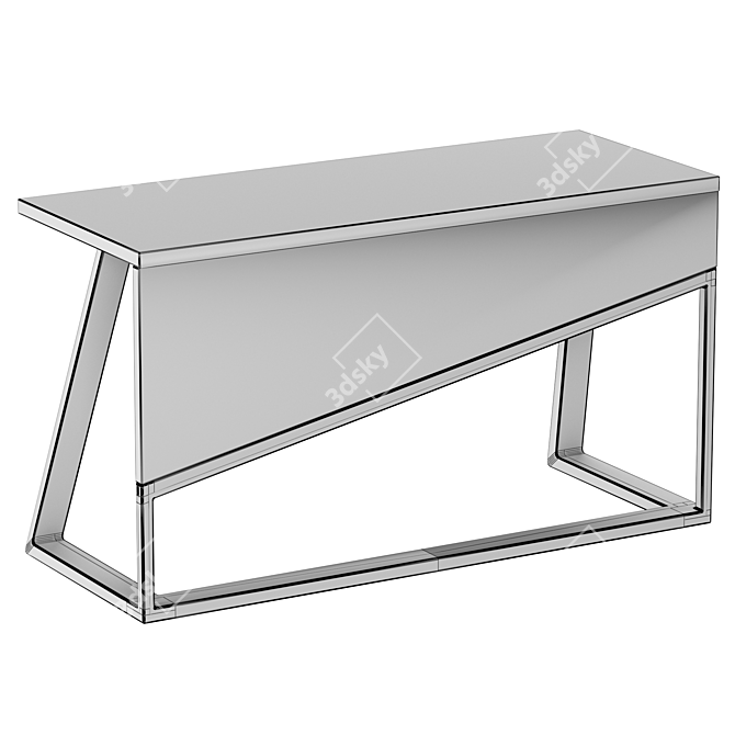 Vintage Loft Style Table 3D model image 3