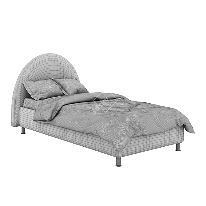 SleepArt Tiffany Bed by MnogoSna 3D model image 8