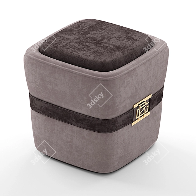 Elevate Your Space with Reiggi Leto Pouf 3D model image 3