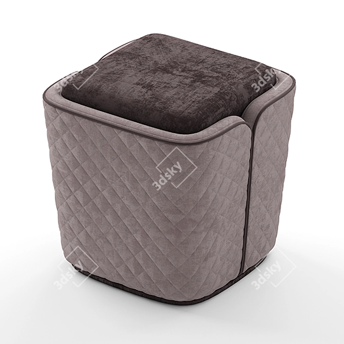 Elevate Your Space with Reiggi Leto Pouf 3D model image 4