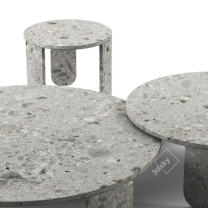 Sleek Clemo Coffee Table 3D model image 2