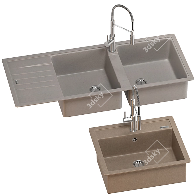 BLANCO LEGRA Sink Set: Stylish, Versatile, High-Quality 3D model image 3