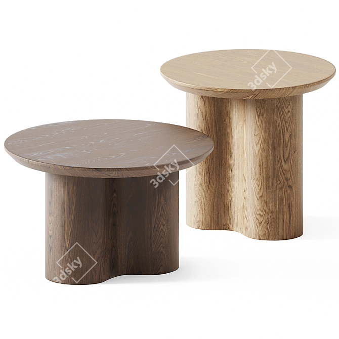 Regal Side Tables: Prince Collection 3D model image 1