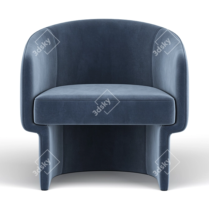 Elegant Franco Chair: Modern Design 3D model image 3