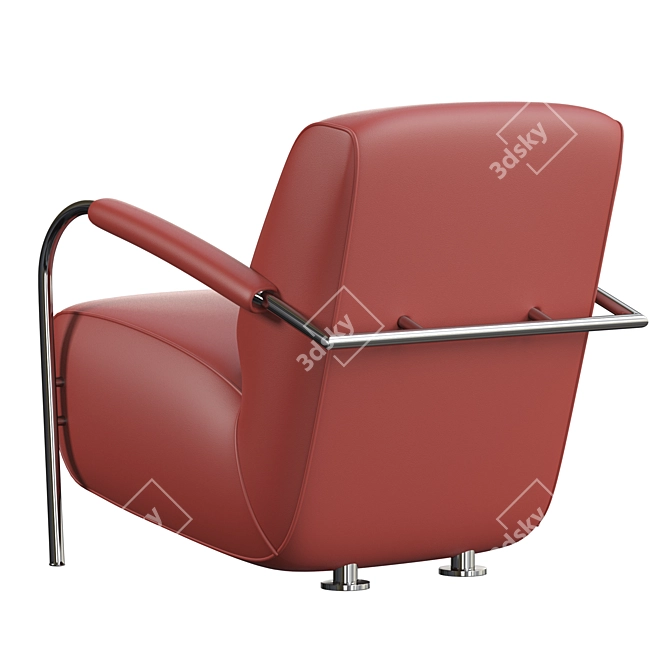 Modern LX965 Armchair: Comfort and Style 3D model image 4