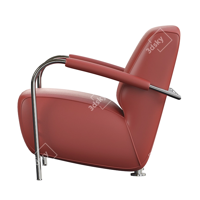 Modern LX965 Armchair: Comfort and Style 3D model image 5