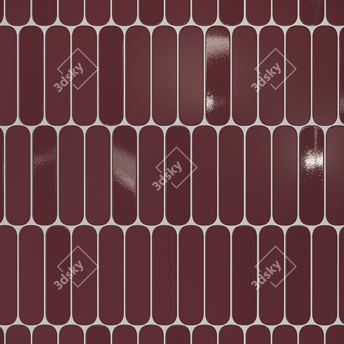 Elegant Grace Wall Tiles 3D model image 2