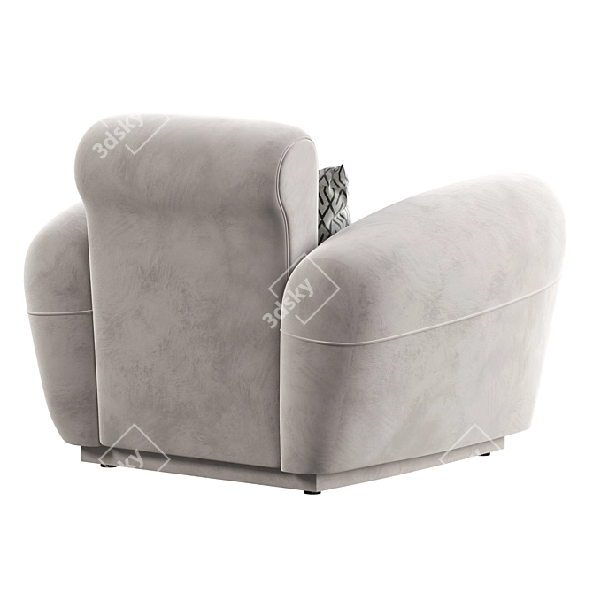 Modern KALLIO Armchair: Stylish Comfort. 3D model image 4