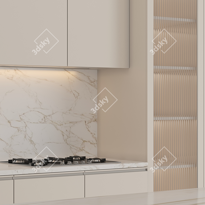 Modern Kitchen 2015: 3Ds Max, V-Ray, Corona 3D model image 3