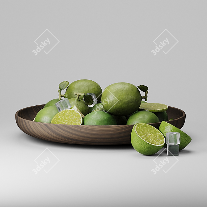 Zesty Lime Variety for Refreshing Delights 3D model image 3