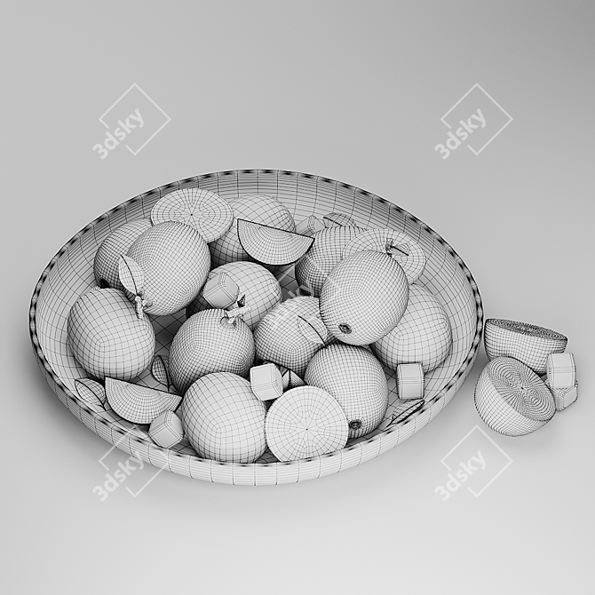 Zesty Lime Variety for Refreshing Delights 3D model image 4