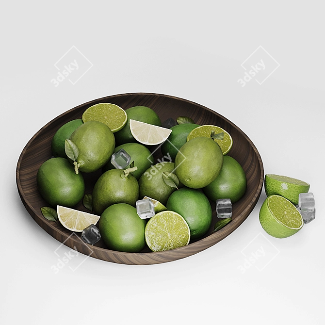 Zesty Lime Variety for Refreshing Delights 3D model image 7