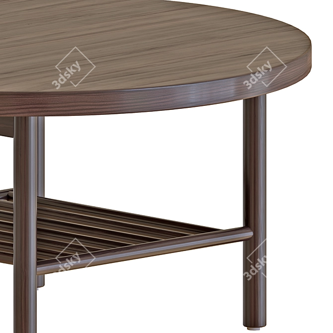 Stunning Listerby Brown Coffee Table 3D model image 3