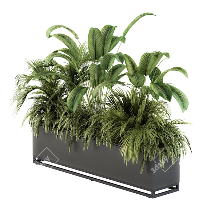 Tropical Paradise: Indoor Plant Set 3D model image 2