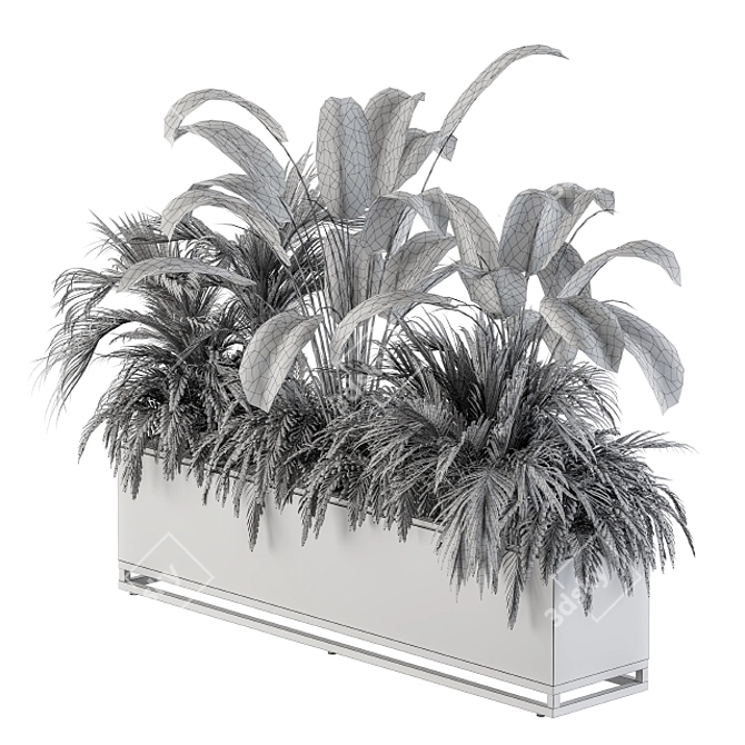 Tropical Paradise: Indoor Plant Set 3D model image 6