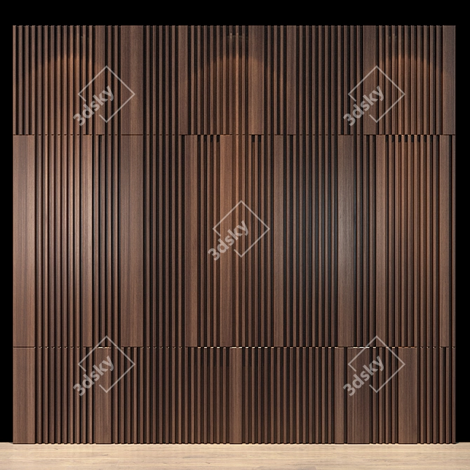 39 деревянных стеновых панелей

39 Wood Wall Panels 3D model image 1