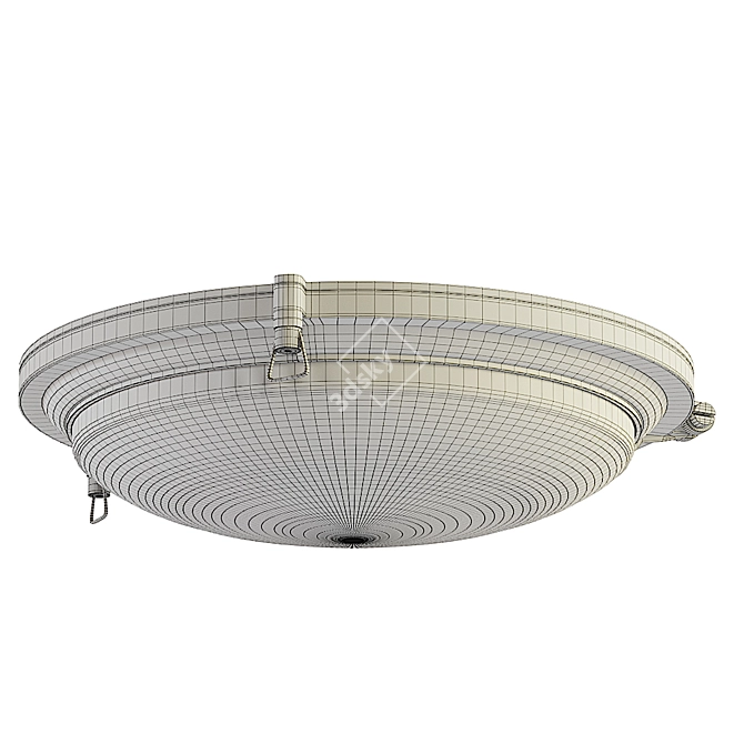 Antracit Ceiling Lamp: BOGSPROT BUSPRET 3D model image 3