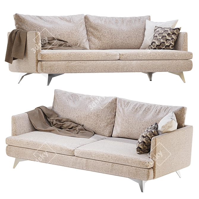 DURESTA Meridian: Elegant and Versatile Sofa 3D model image 3