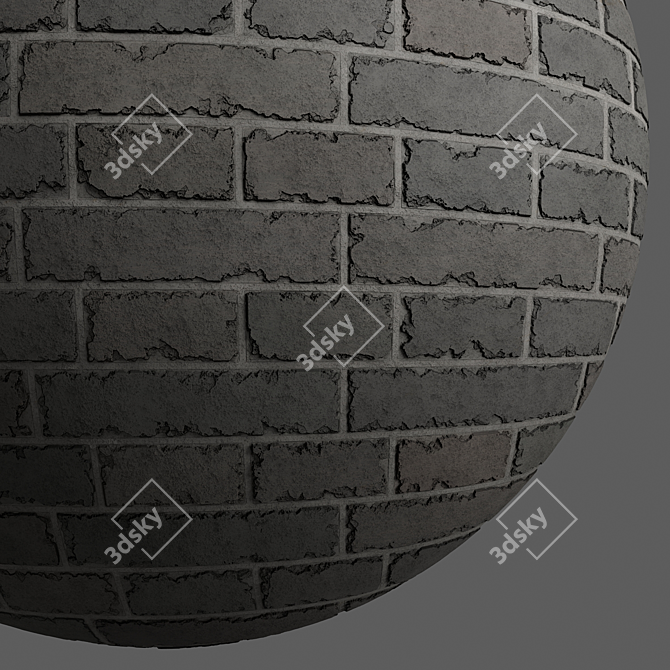 Brick Tiles PBR: 4K Sbsar 3D model image 5