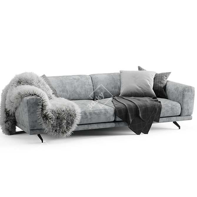 Elevate Your Living Space with Dantone's Leamington Sofa 3D model image 3